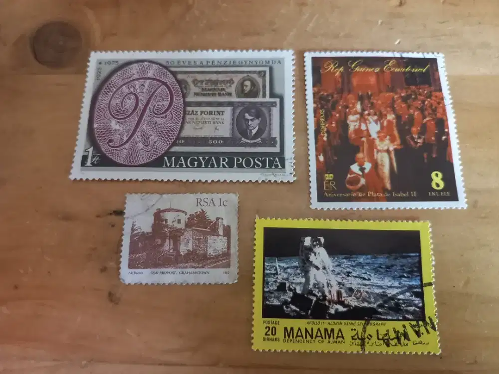 Perangko magyar posta, RSA, Manama, ER