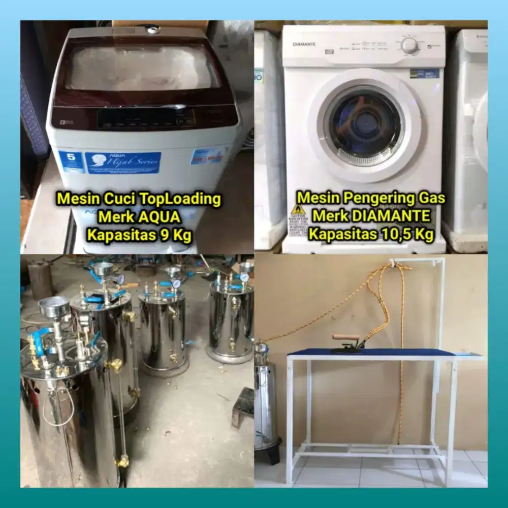 MESIN LAUNDRY, PAKET USAHA LAUNDRY