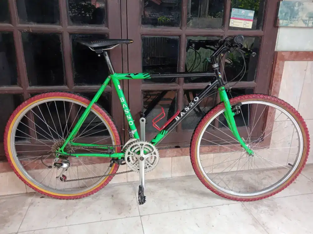 Sepeda Vintage Basso Italy Columbus tubing Shimano Deore XT