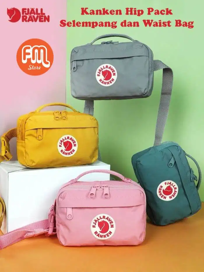 Fjallraven Kanken Hip Pack 2L OEM Unisex Waist Sling Bag