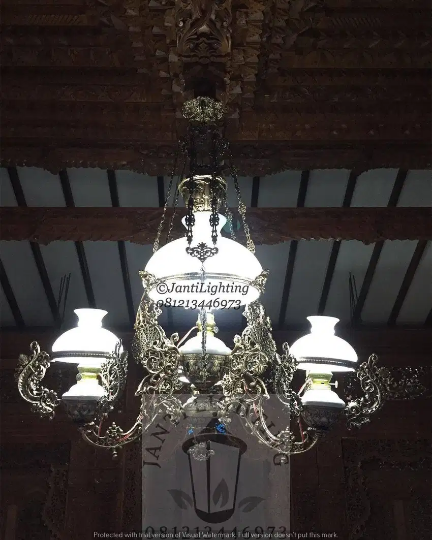 Lampu gantung katrol cabang OVJ