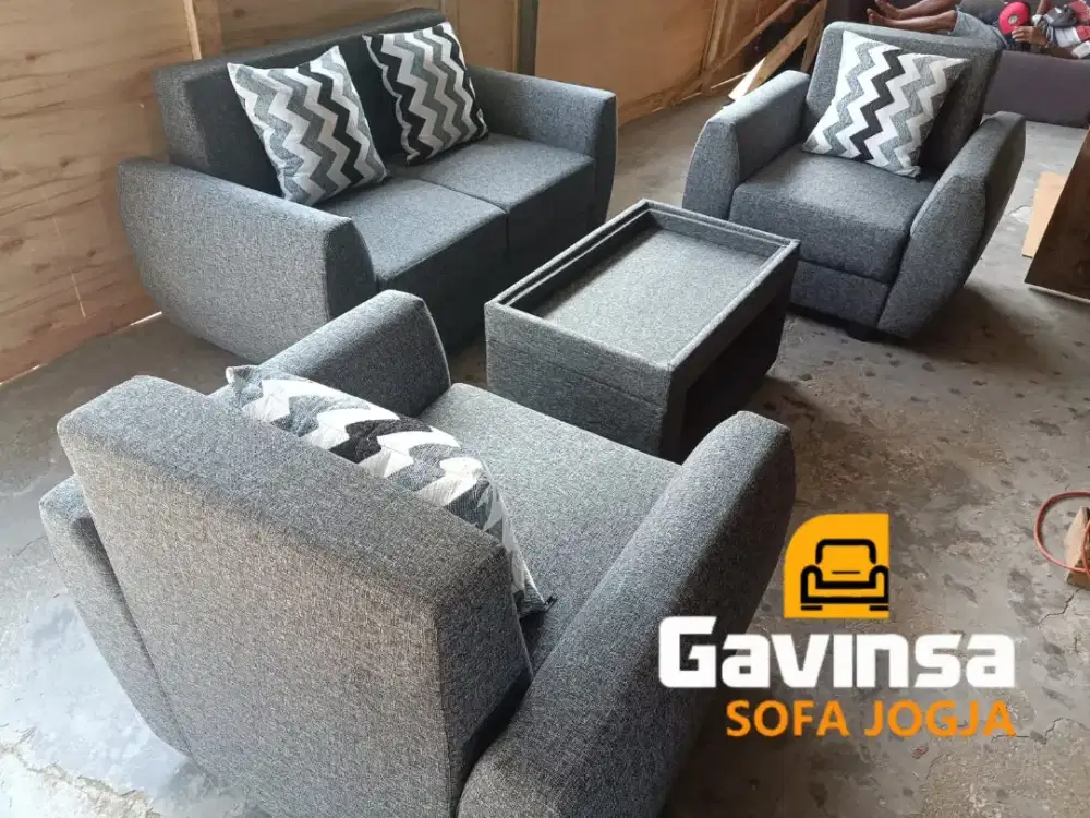 Special Promo , Langsung Pengrajin Sofa 1 set 211 meja, Garansi 2 THN