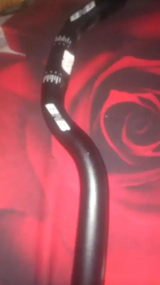 Stang sepeda gowes bicycle merek merk BNB wrna hitam colour black SELI