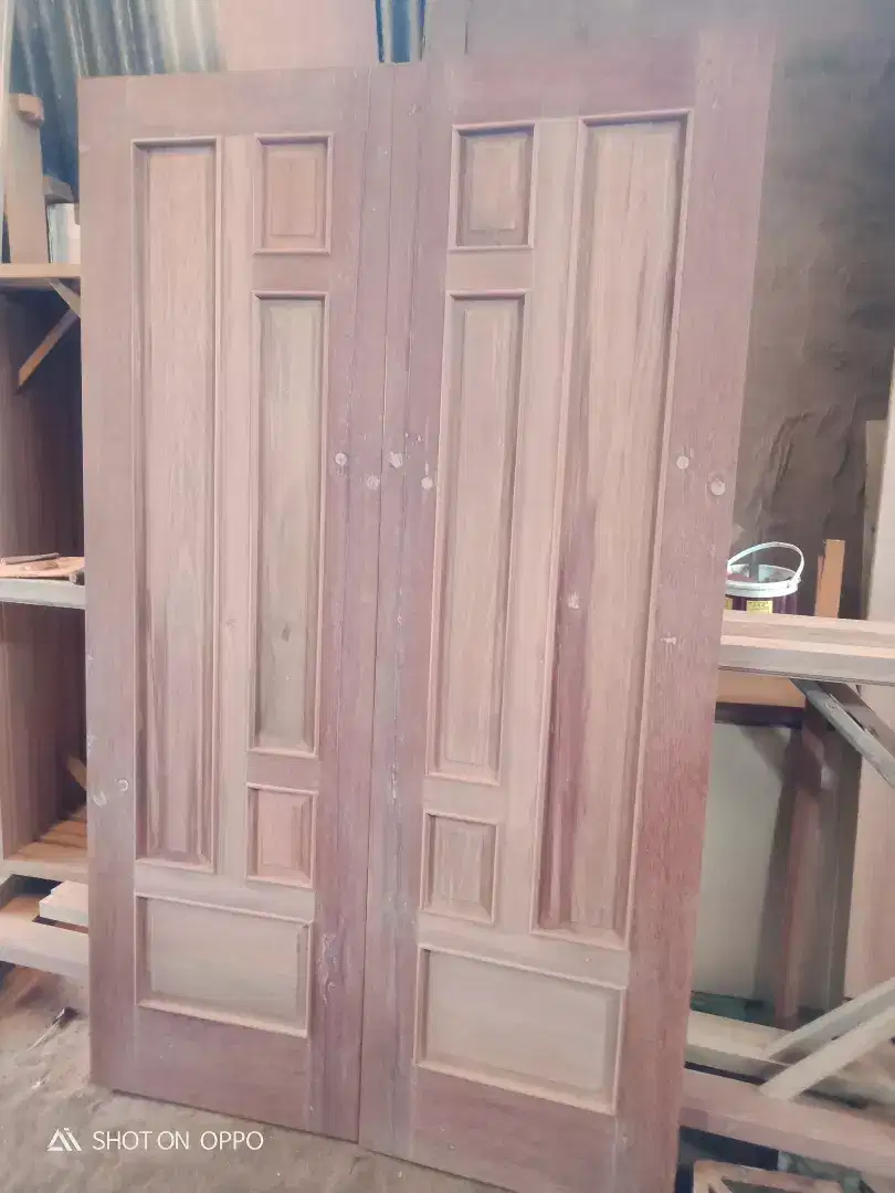 Pintu double + kusen murah