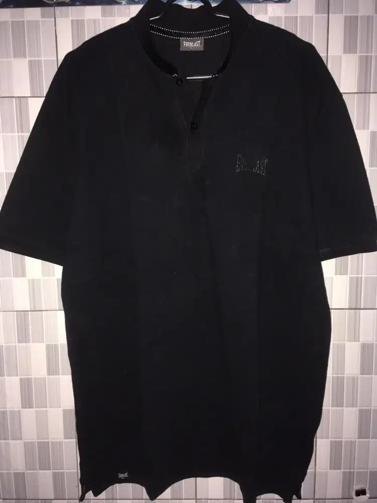 Kaos Polo Black Everlast