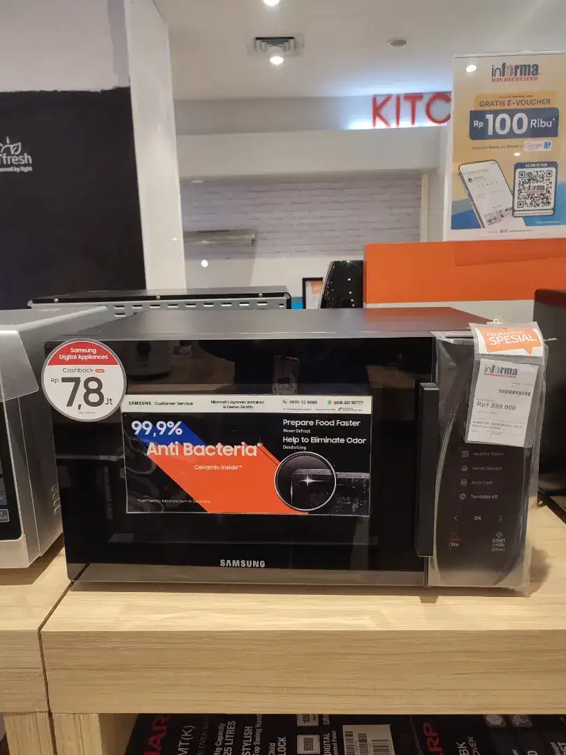 Samsung Microwave MS30T cicilan bunga 0%