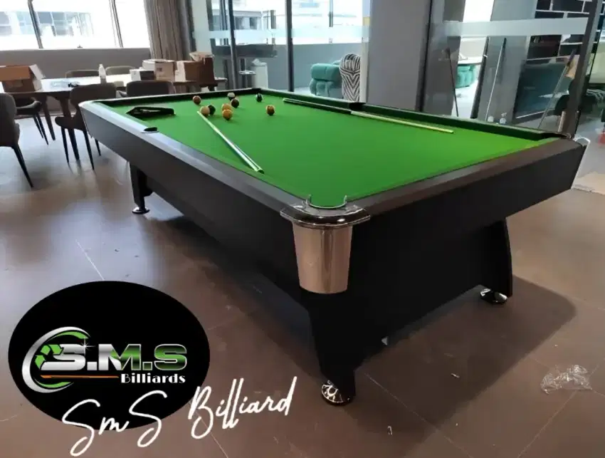 Meja Billiard Biliar Bilyar 8ft 8feet Batu Marmer Full set Elegant