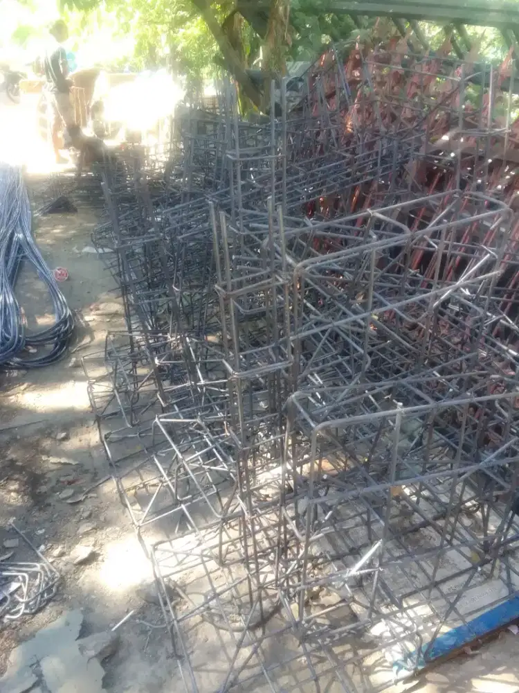 Besi kontruksi bangunan rumah cakar ayam slopp kolom dll