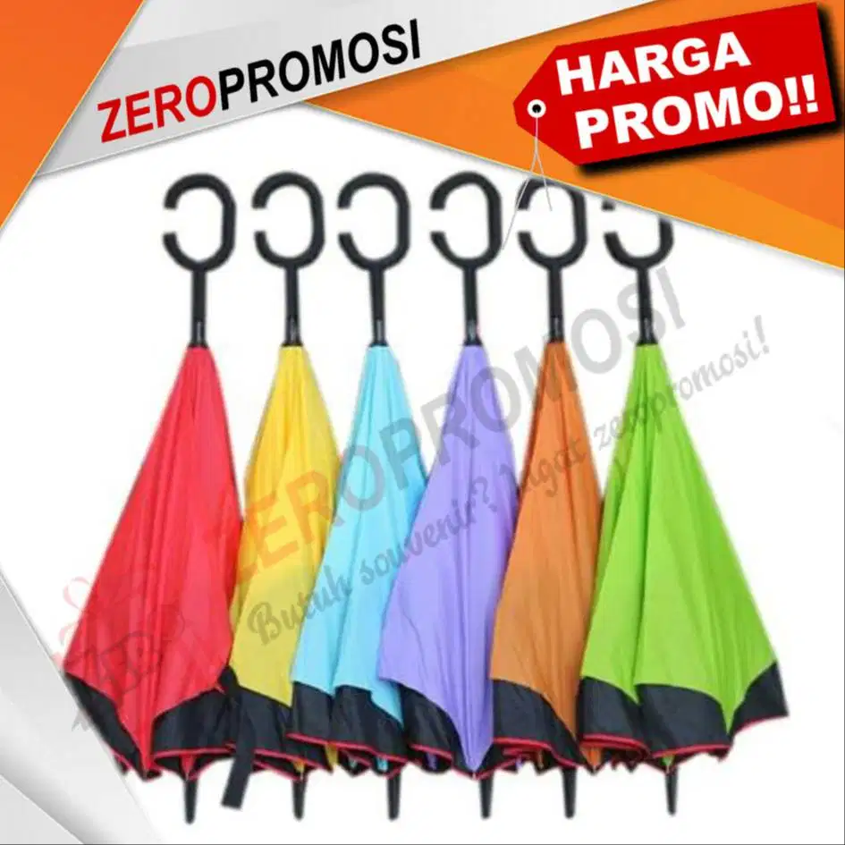 Souvenir Payung Terbalik 2 Lapis