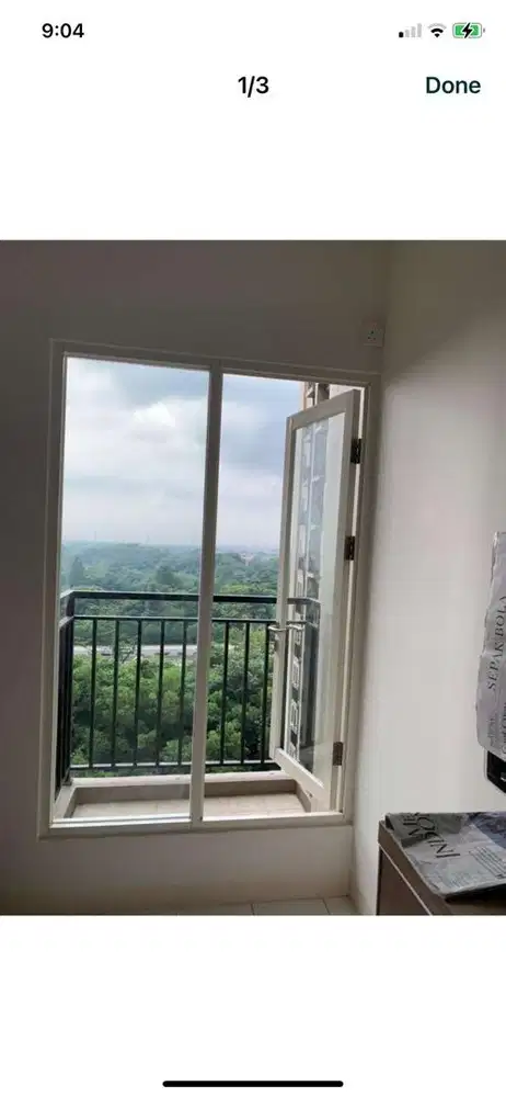 Disewakan Apartemen Podomoro Golf View 2BR, 2 unit AC terpasang.