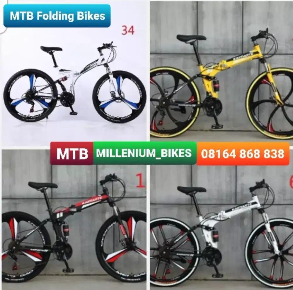 Sepeda gunung lipat Mtb  3x7#21speed