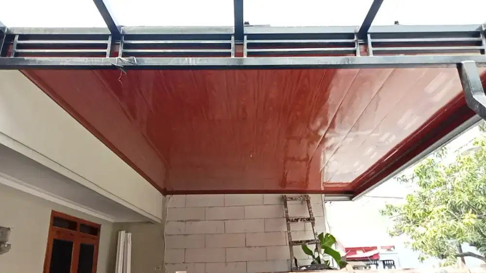 Jasa pembuatan kanopi. Pagar .plapon dan sipilan di jambangan