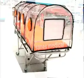 Stretcher Isolasi Prokes Ambulance Ranjang Bed Brankar Pasien Strecher