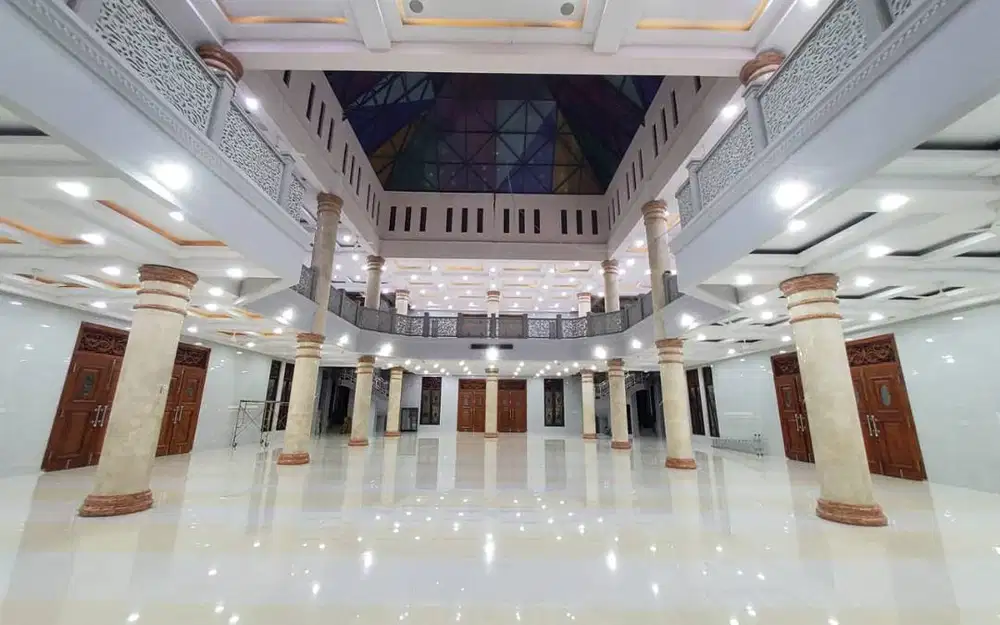 Pilar Marmer Bulat Diameter 50 cm Tinggi 1 Meter