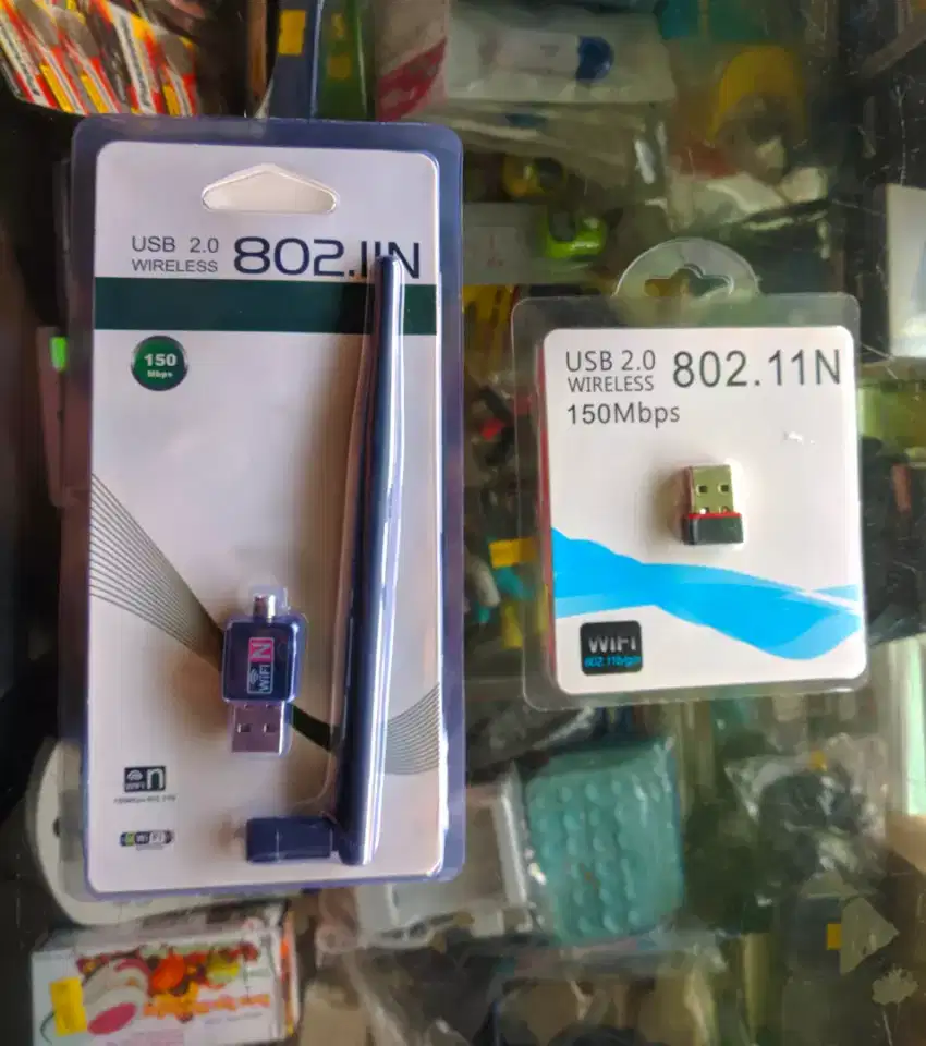 Wifi usb dongle dan antena penangkap sinyal wifi laptop komputer