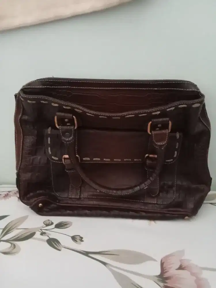 Tas Kulit Asli Francisco Franco Made in Korea