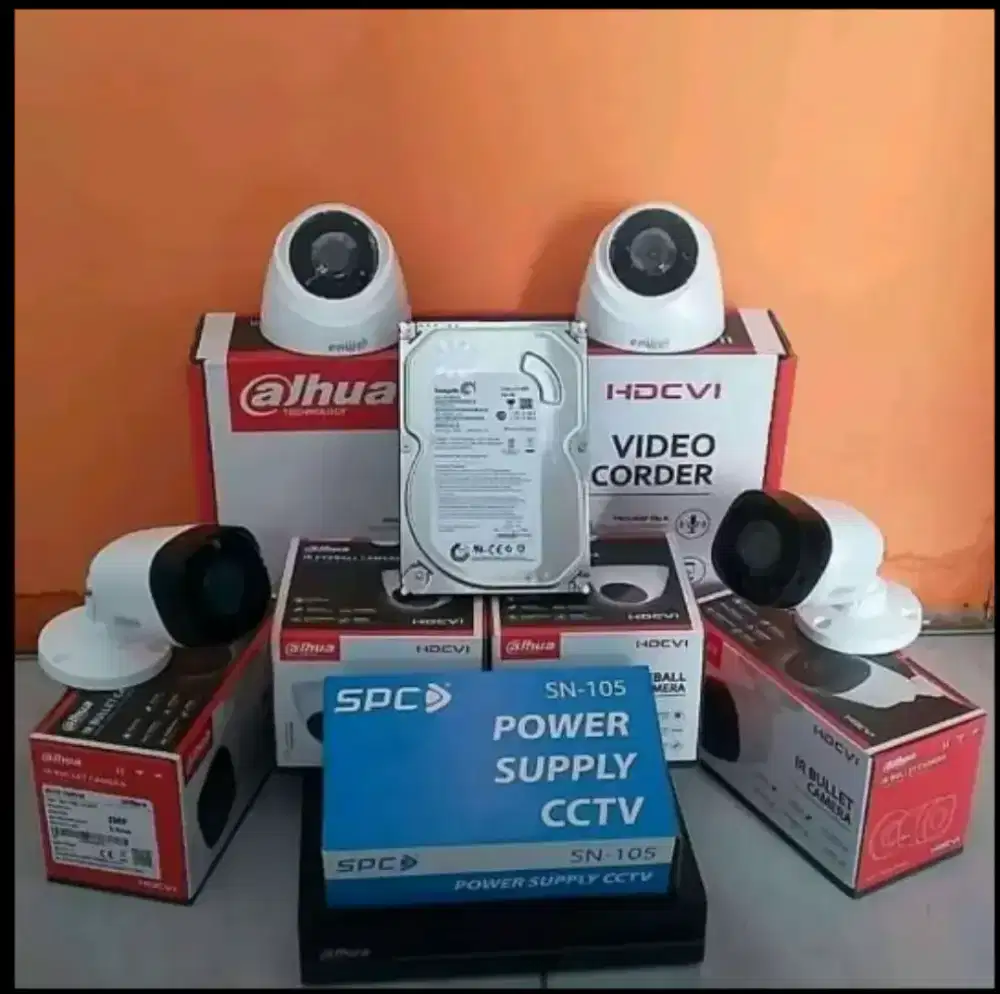 Pemasangan paket kamera CCTV merk Hilook HIKVISION FULL HD