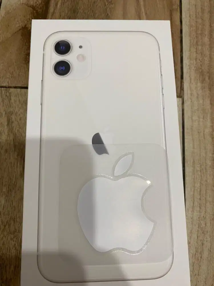 Sticker apple original apple 11 new resmi