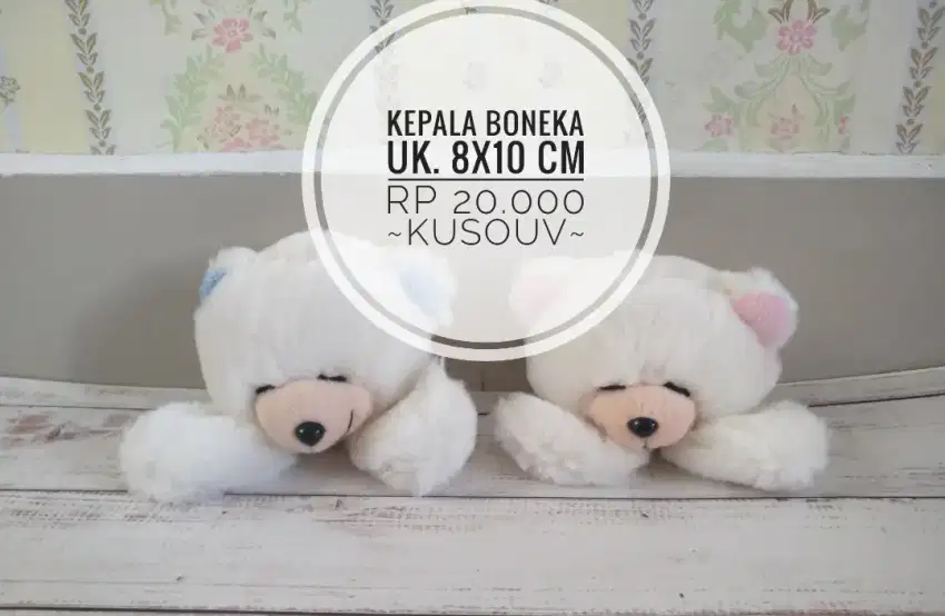 Boneka Kepala Bear