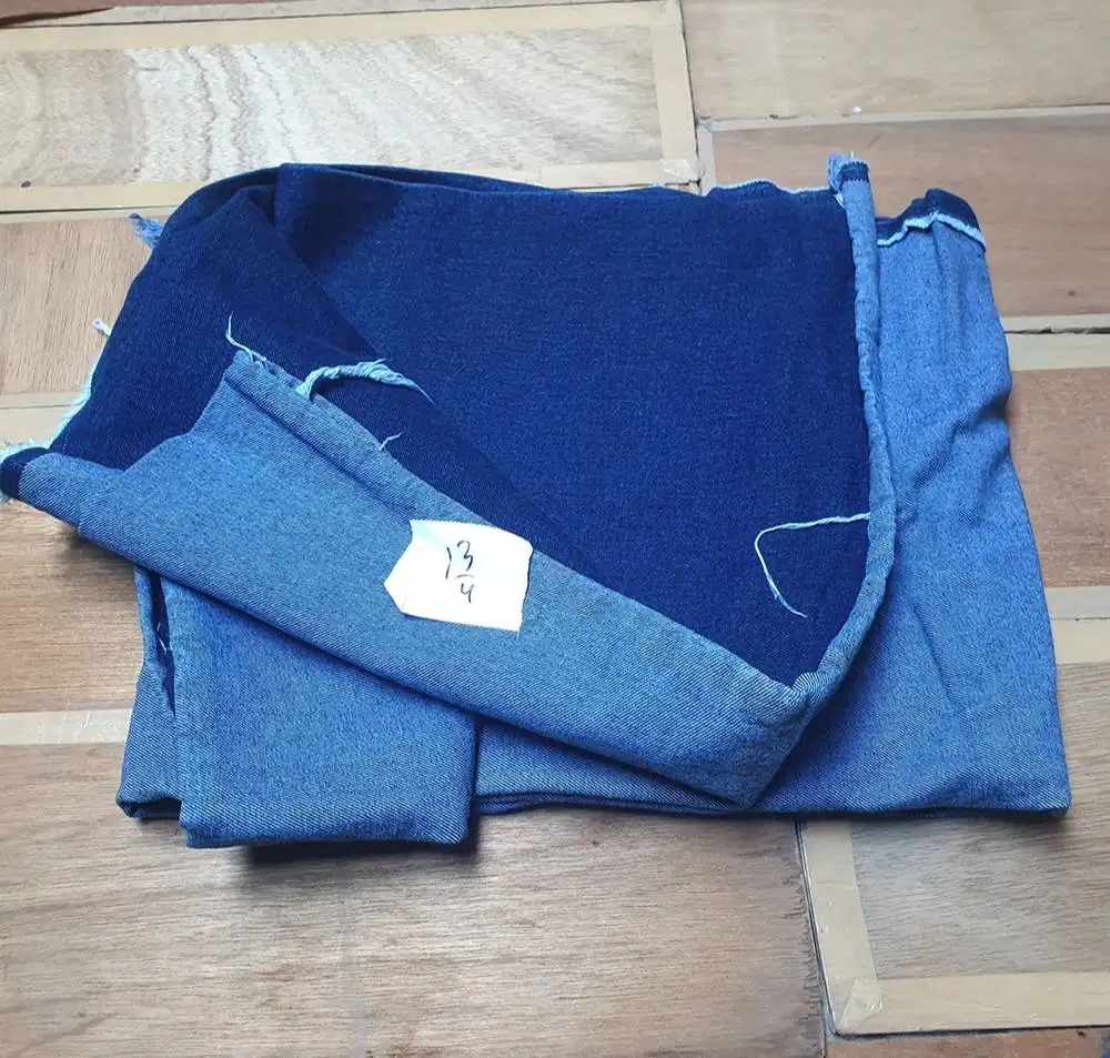 Kain Jeans Jean Biru Ukuran Besar