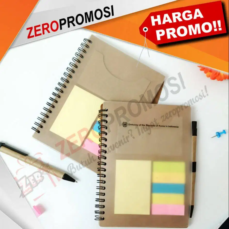 Souvenir Memo Notes Recycle Kode N-807