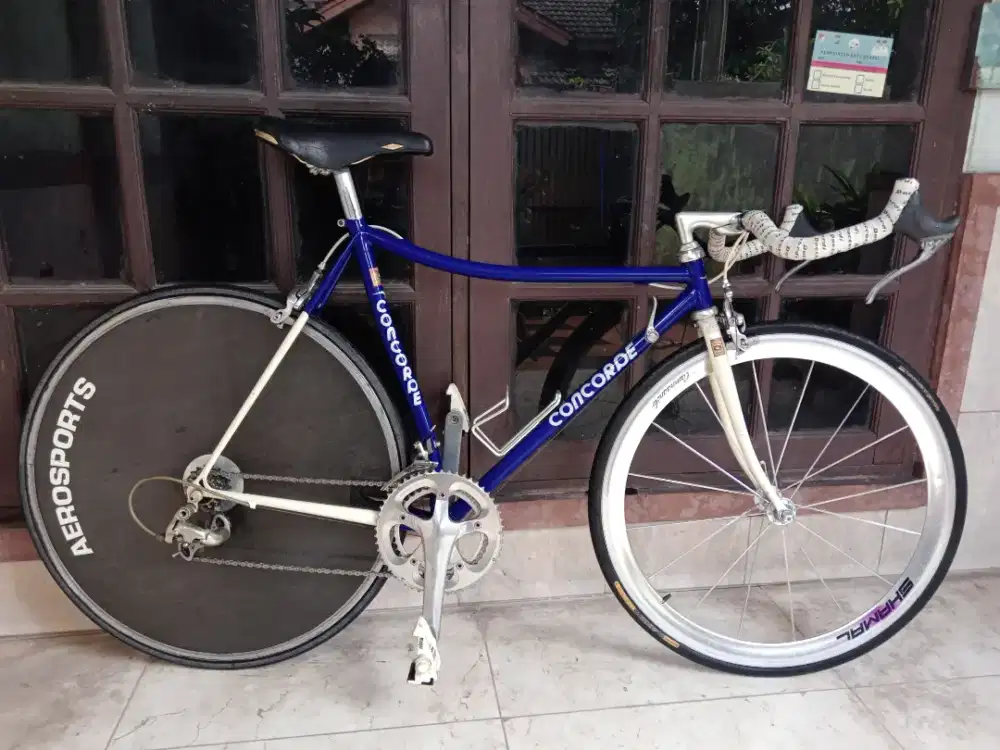 Sepeda Vintage TT Concorde Italy ex Atlet Nasional Columbus tubing