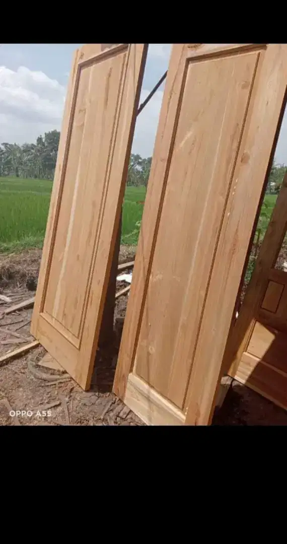 Promo pintu jendela kusen kayu jati dan mahoni