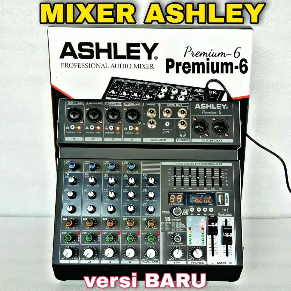 Mixer Ashley premium6 original versi baru ashley premium 6