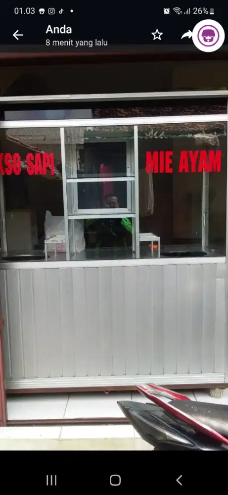 Jual gerobak mie ayam bakso