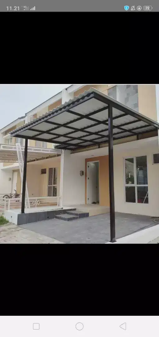 Kanopi alderon minimalis