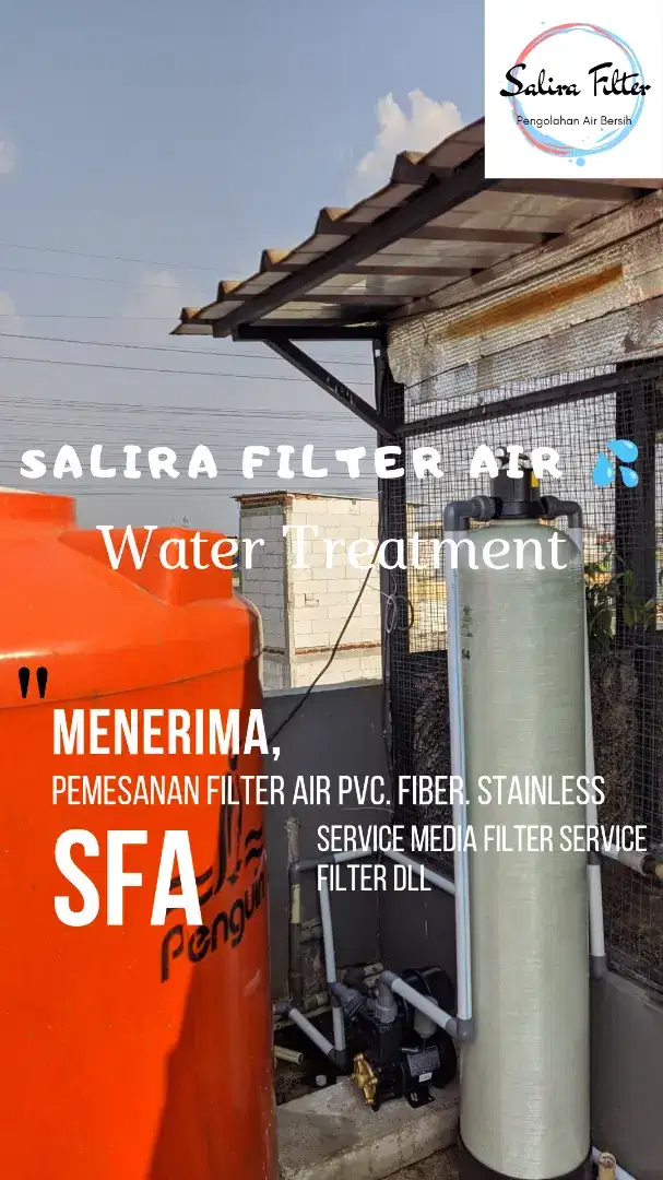 Saringan filter 10 inc fiber