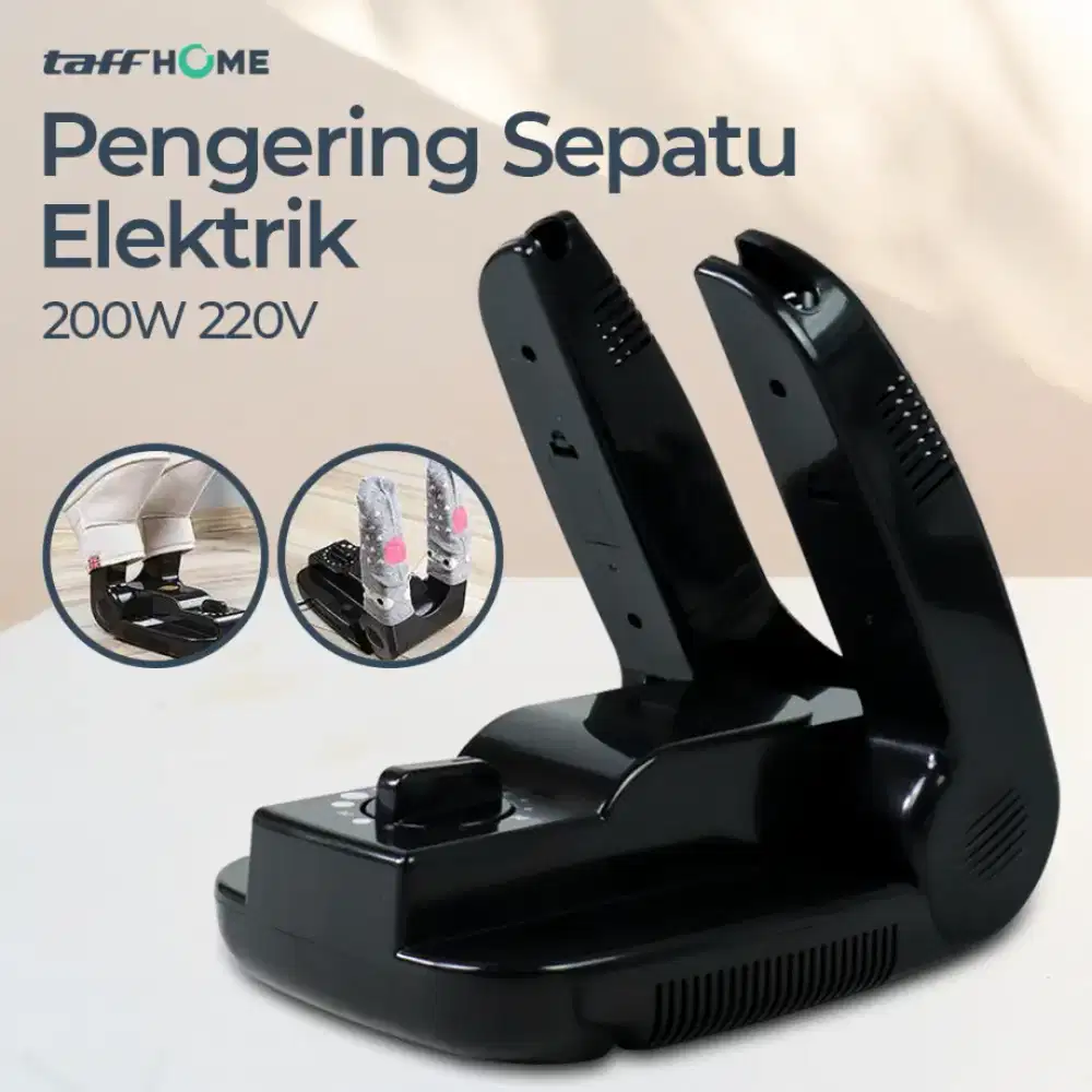 taffhome pengering sepatu elektrik shoe dryer 200w 220v