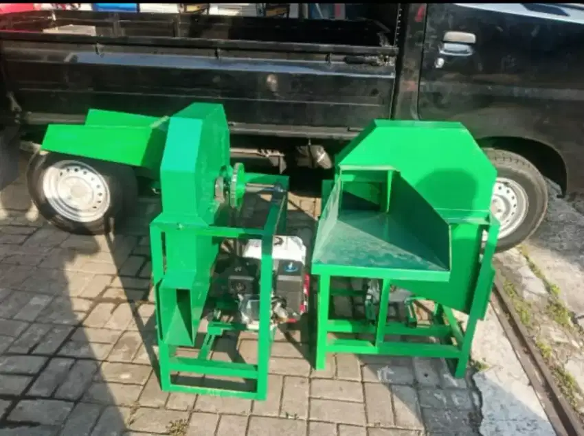 (Rumah teknik jogja) mesin pencacah rumput + engine 5,5hp