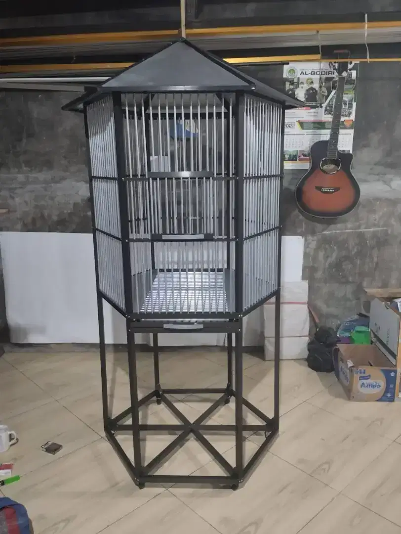 Kandang burung almunium