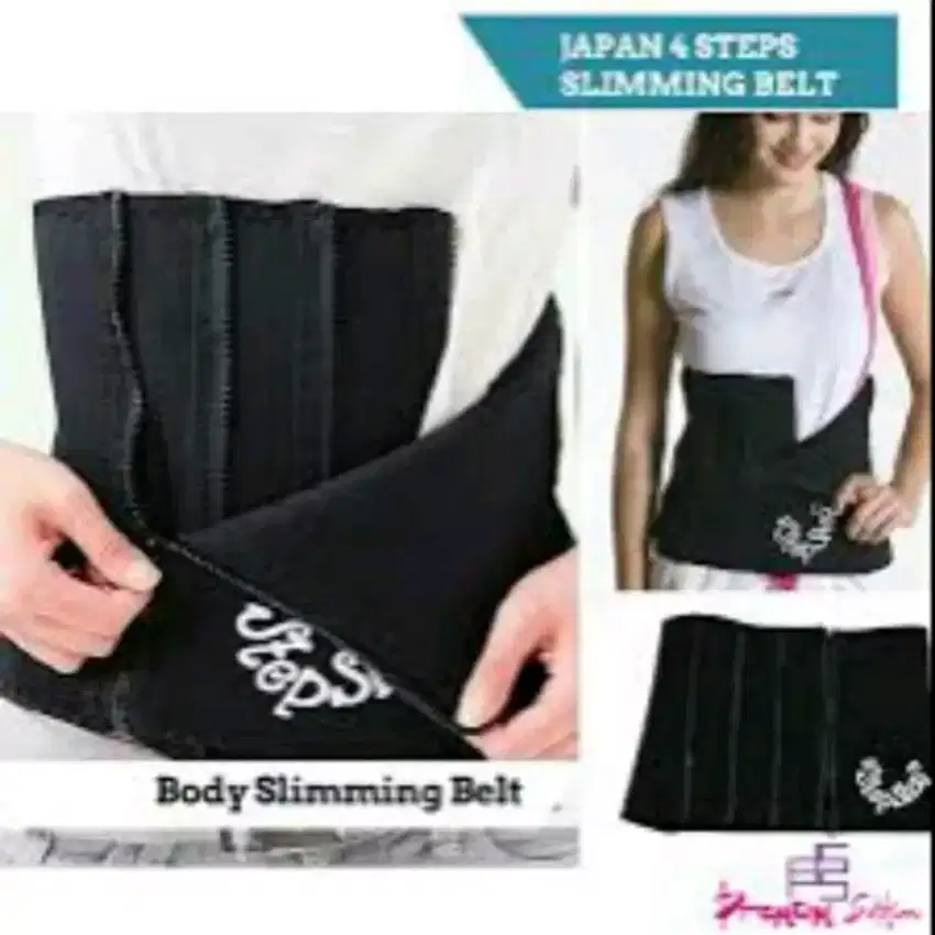 slimming belt 4 step Original /Alat pelangsing perut