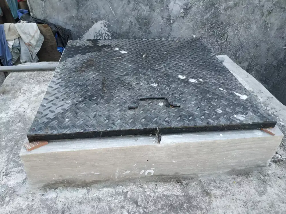 Tandon air ground tank tanam beton cor