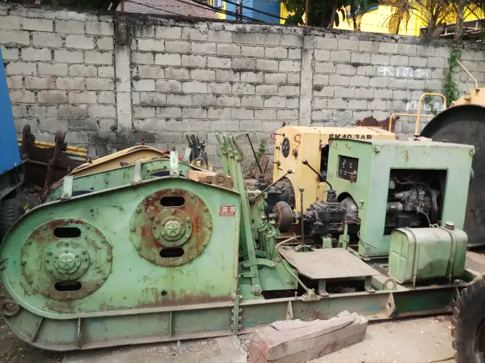 Winch ex jepang kapasitas 10 ton mini pile drilling engine isuzu