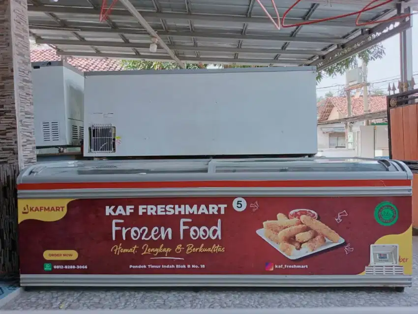 Jual freezer sliding kaca AHT 1000 Liter