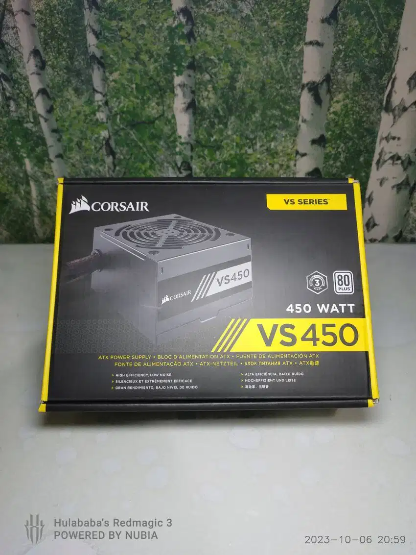 !!BU!! PSU 450 Watt Corsair Vs450 80 plus MULUS Bisa NEGO