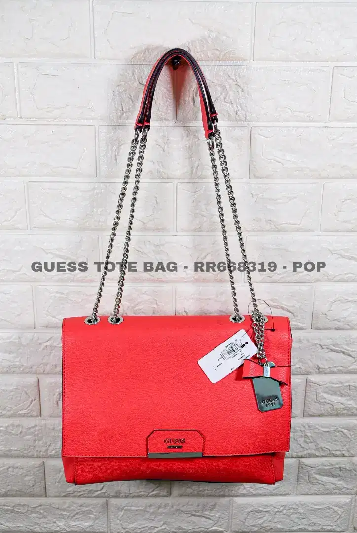 ORIGINAL TAS GUESS TOTE BAG - RR668319 - POP