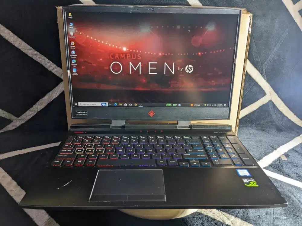 Laptop Gaming HP Omen 15 Core i7 8750H NVidia GTX 1060 6gb SSD