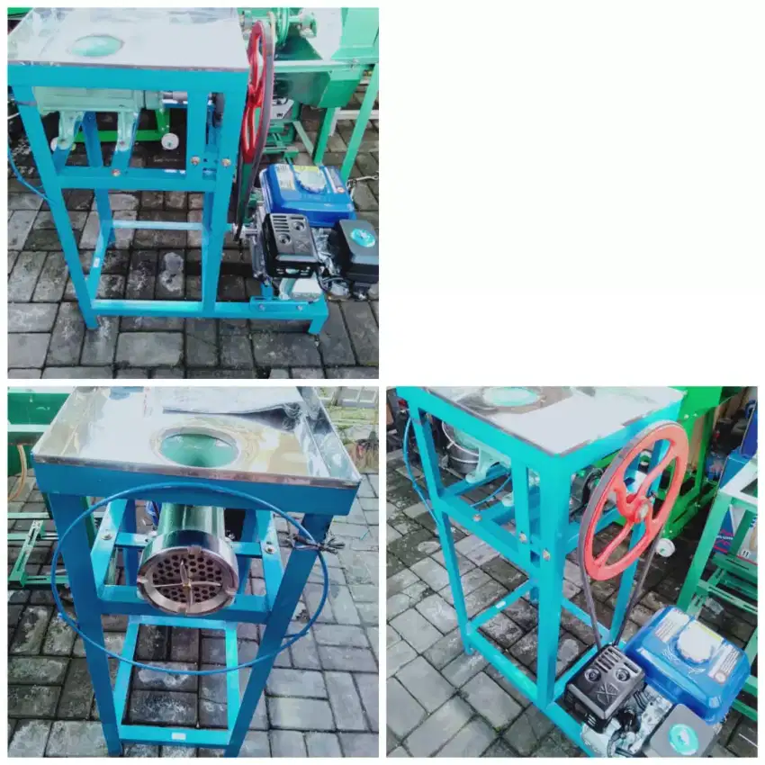 (Rumah teknik jogja)mesin giling dan cetak pelet+engine 6hp)
