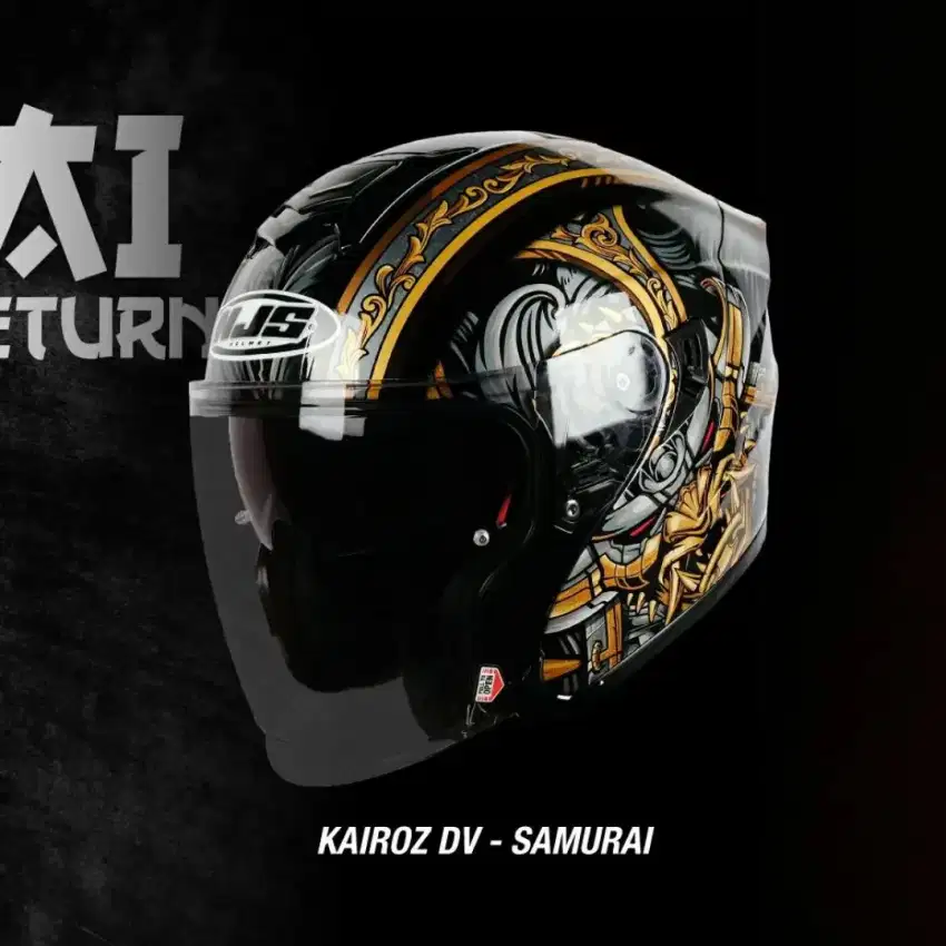 Helm NJS KAIROZ Bonus Striker dan Tas