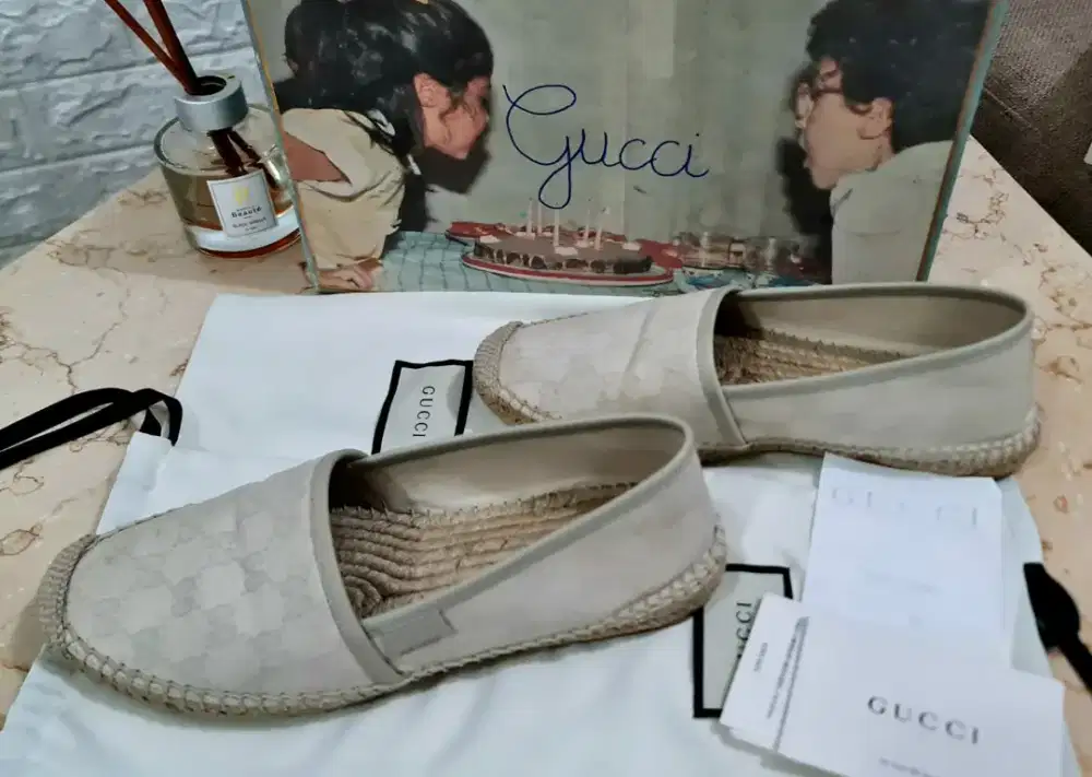 Sepatu gucci hot sale slip on