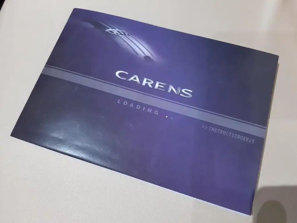 Book Manual Ori Kia Carens 2 Tahun 2003 - 2007 Terbatas