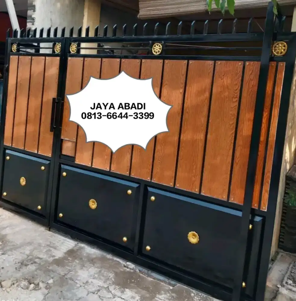 Pintu pagar motif grc 05