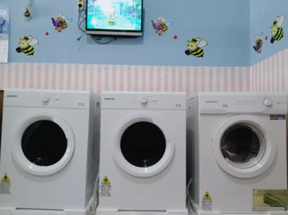 Setrika Uap Laundry Konveksi,Mesin Pengering,Meja Uap,Paket Laundry