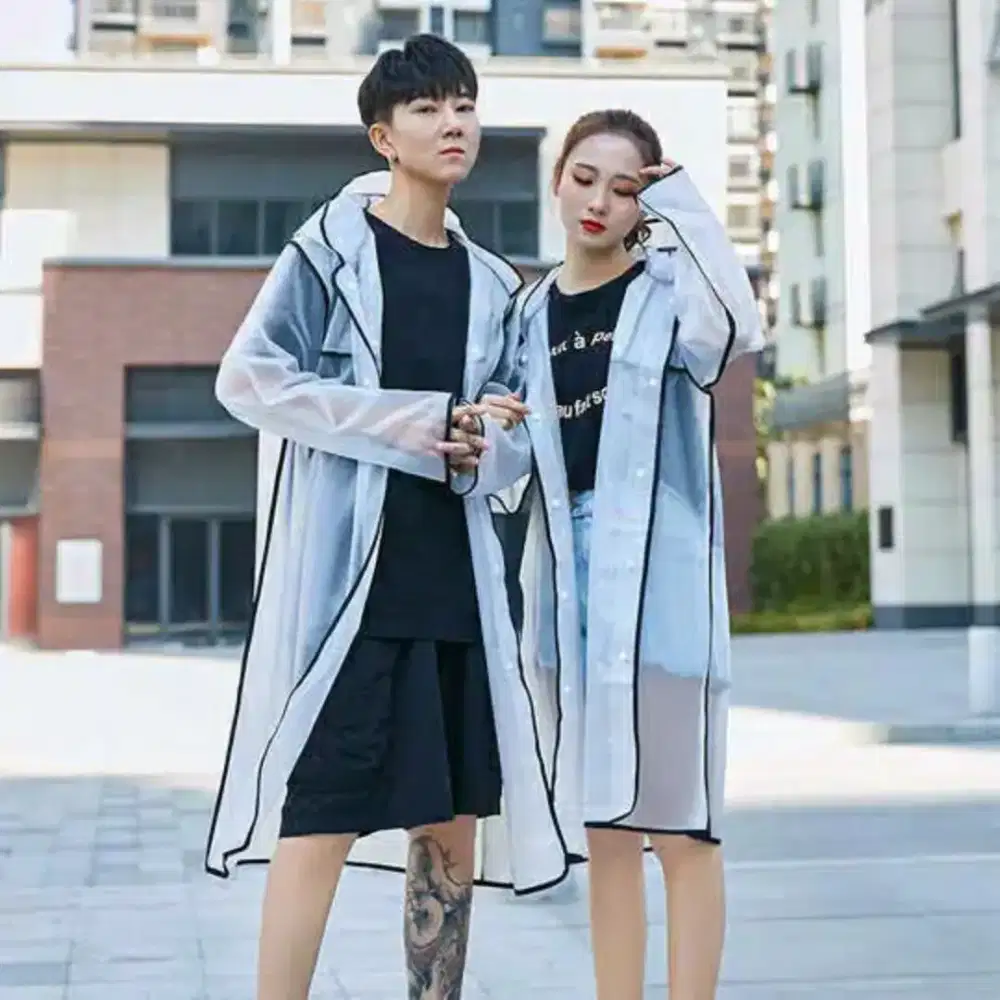 Jas Hujan Transparant without pocket