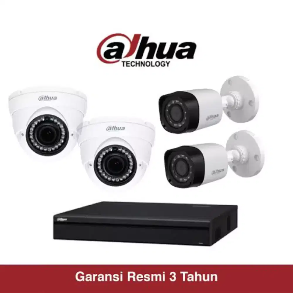CCTV CCTV CCTV Kamera cctv paket 4 kamera dahua plus pasang di Bekasi