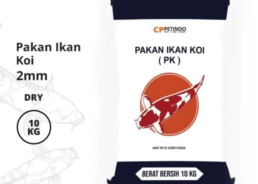 CP PK 2 pk2 pakan pelet ikan koi no hiro hokky hikari supersave 10kg